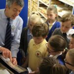 1543501449-School training 2018 a school tour of the archives with Rhys Griffiths 1