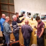 1543501762-Townend farm post-screening Sept 2018 Polish workers take photos of the temp exhibition